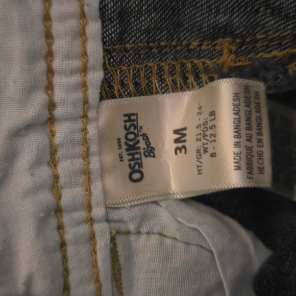 3M Ohsgosh Denim Overalls - Picture 3 of 3